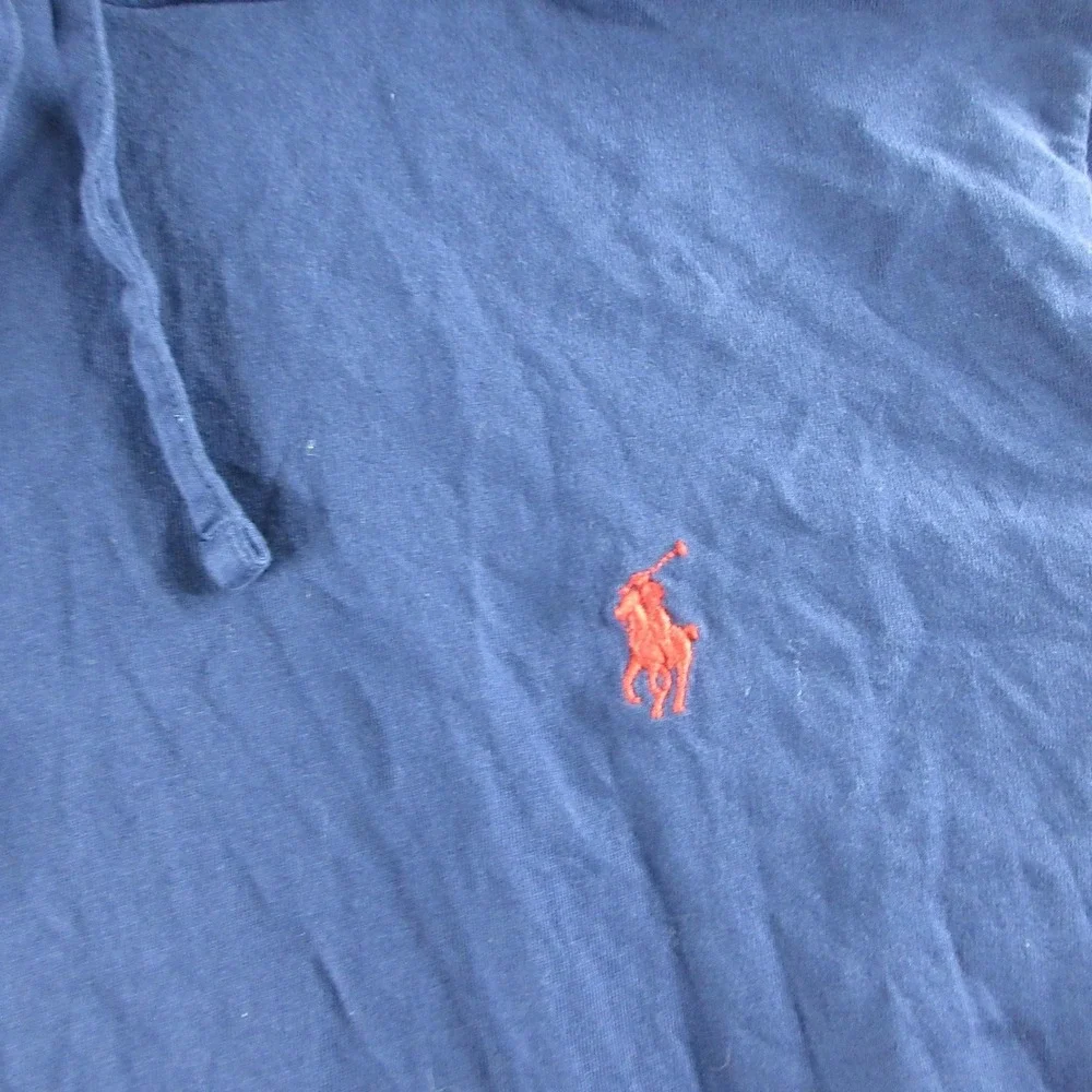 Polo Ralph Lauren Hoodie Mens Small‎ Blue Pullover Sweatshirt Pony Logo
